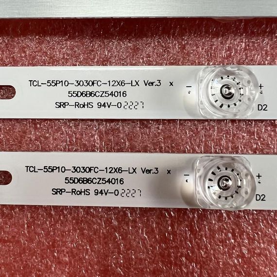 LED підсвітка TV 55" TCL-55P10-3030FC-12X6-LX YHF-4C-LB5506-YH10J YHF-4C-LB5506-YH09J 12шт. | Зображення 2
