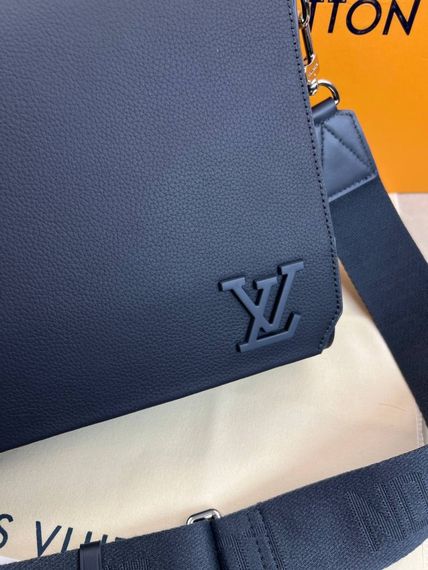 Сумка чоловіча мессенджер Louis Vuitton Takeoff Blue c878 | Зображення 8