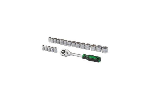 Набор инструмента Intertool - 20 ед. x 3/8" SemiPro (ET-6020) | Зображення 2