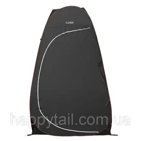 Палатка душ-туалет для кемпинга автомат 120х120х190 см LU-015DB Черный