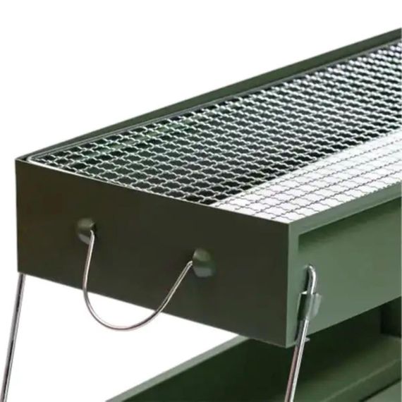 Мангал портативный складной 51.5×23×25 см с решеткой HP461GR | Зображення 5