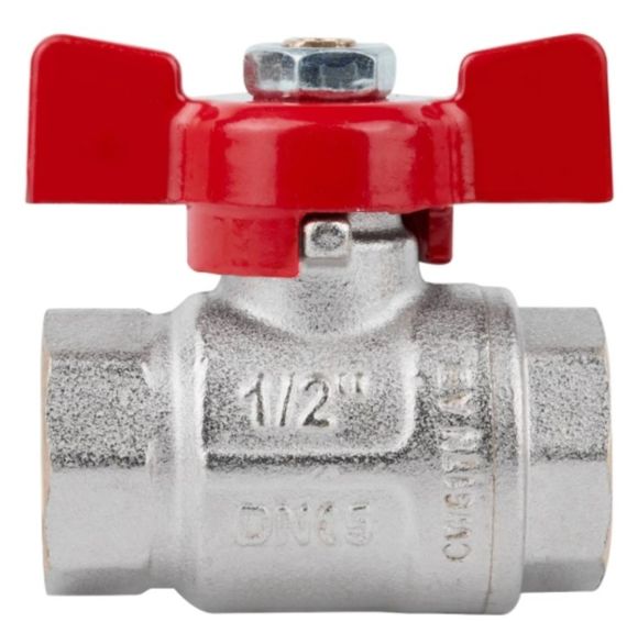 Кран кульовий Icma 1/2" прямий №349 (87349AD11) | Зображення 2