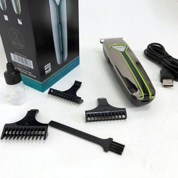 Чоловічий триммер для окантовки VGR V-008 Pro, Машинка чоловіча для гоління, WK-977 Професійна електробритва