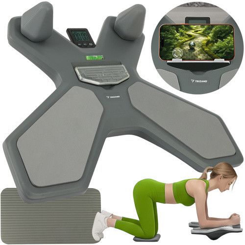 Многофункциональная балансировочная доска Trizand с уровнем и двусторонней панелью