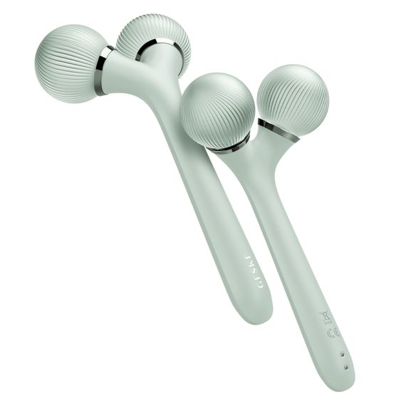 Електронний ультразвуковий ролик для обличчя та тіла GESKE Sonic Facial&Body Roller 4в1 green | Зображення 5