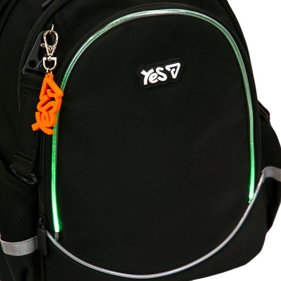 Шкільний рюкзак YES S-116М Just Black 550377 18 л | Зображення 9
