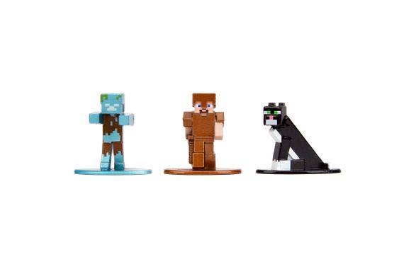 Набор фигурок металлических Minecraft высота 4 см | Зображення 3