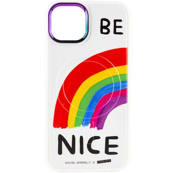 TPU+PC чохол Funny pictures with MagSafe для Apple iPhone 13 (6.1") | Зображення 1