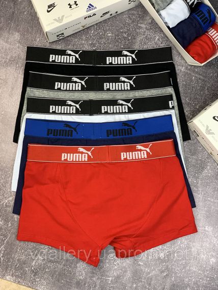 Мужские трусы Пума | Набор мужских боксеров Puma плавки хлопок | Зображення 8
