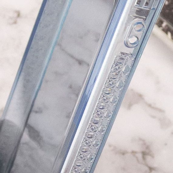 Чохол TPU Starfall Clear для Xiaomi Redmi 12C Блакитний | Зображення 5