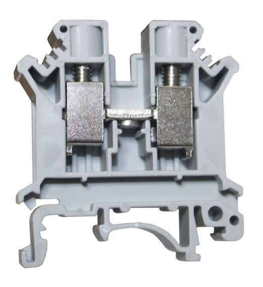 Клема КНГ-UK10 76А 0.5-10мм2 гвинтова сіра набірна на DIN-рейку без маркера без кришки Ny95505465