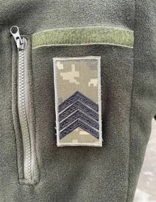 Погон ЗСУ старший сержант Піксель