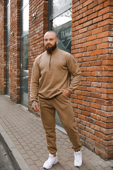 Костюм плюш бежевий XXL | Зображення 3