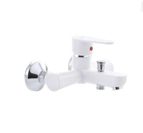 Змішувач для ванни Plamix Vega-009 Білий (без шланга і лійки) (PM0573)