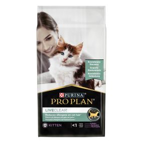 Сухой корм для котят с индейкой Purina Pro Plan LiveClear Kitten 1.4 кг