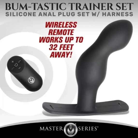 Анальний вібратор на ремінці XR Brands Prostate Plug з дистанційним керуванням, чорний Sex Aura | Зображення 3