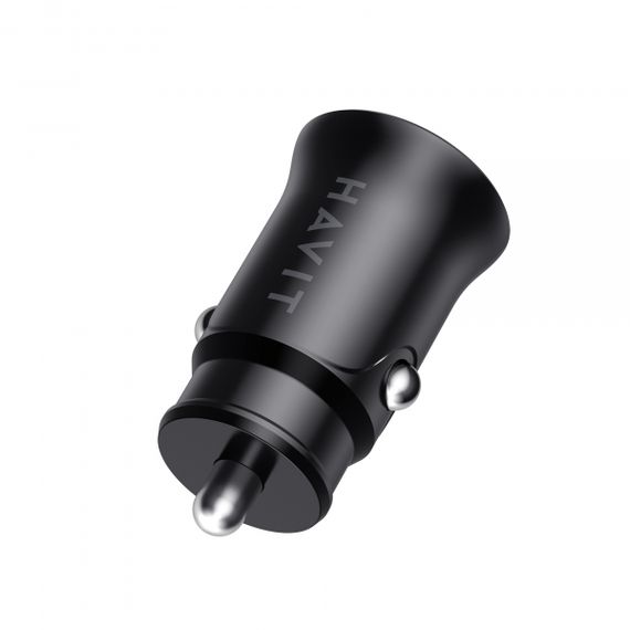 Автомобільний зарядний пристрій HAVIT HV-CC2022 20W USB+USB-C Black | Зображення 4