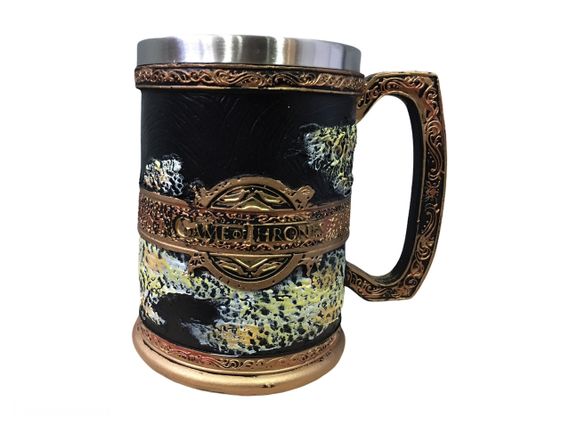 Кружка Чашка Бокал Игра Престолов Семь Королевств Winter is Coming Game Of Thrones 3D  Нержавеющая Сталь | Зображення 4