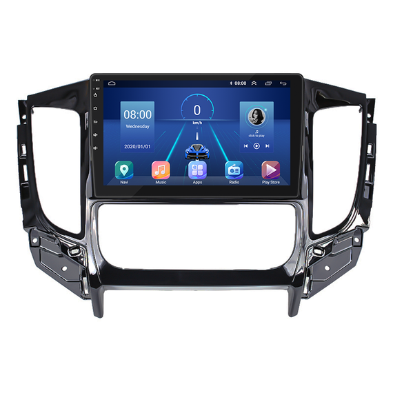 Штатная магнитола 9" Lesko для Mitsubishi L200 V 2015-2019 Top 2/32 4G WiFi GPS Митцубиси