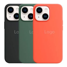 Чохол Silicone Case with MagSafe для iPhone 13 Колір 10.Nectarine