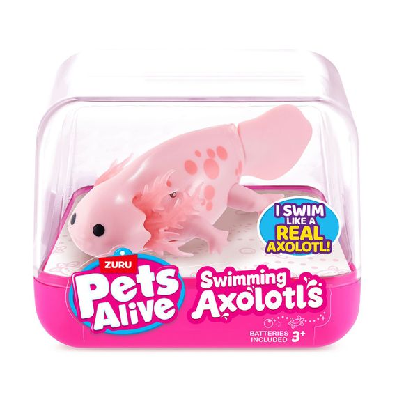 Механическая игрушка Розовый Аксолотль