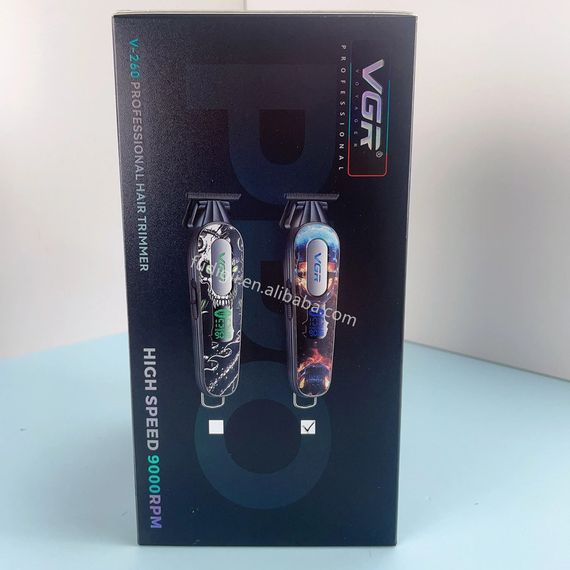 Тример V-260 Green, 3 насадки, акумулятор 2000mAh, 9000 RPM, LED-дисплей (46072-V-260 GREEN_923) | Зображення 4