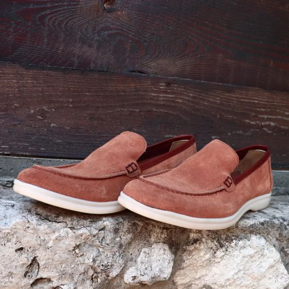 Руді замшеві мокасини чоловічі 41 розмір | Зображення 3