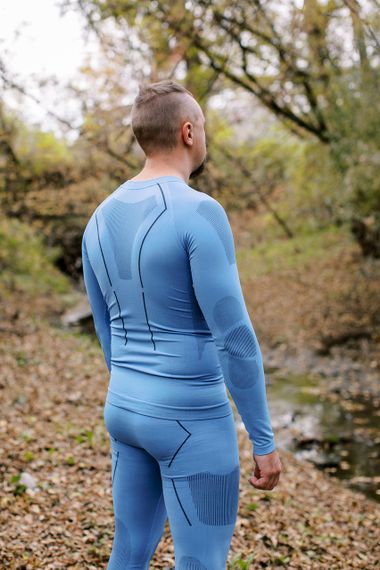 Термобілизна чоловіча Tramp Active синій, теплий термокостюм трамп зимовий, для полювання риболовлі туризму ЗСУ, S/M | Зображення 5