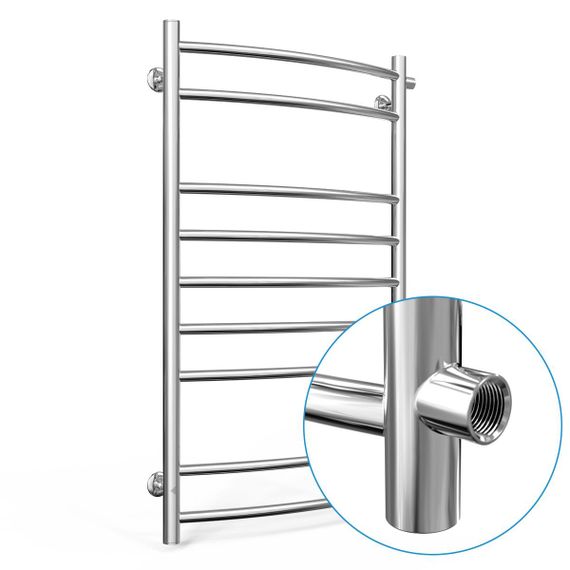 Водяна рушникосушарка Laris Класік П9 500 х 900 б/п 1/2" мц 800