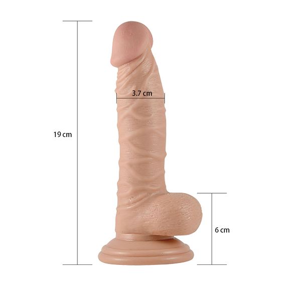 Фалоімітатор - Real Extreme Dildo 7.5" Sex Aura | Зображення 2