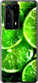 Чохол на Huawei P40 Pro Plus Зелені часточки лимона "852u-1917-2448"