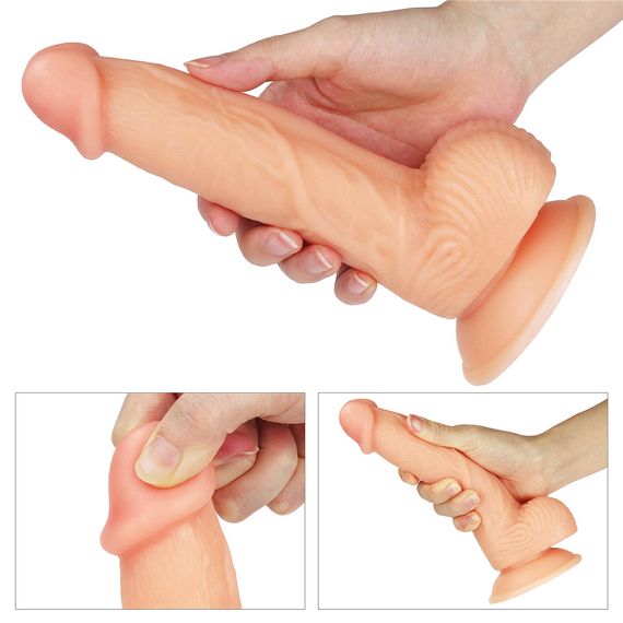 Фалоімітатор - The Ultra Soft Dude 8" Sex Aura | Зображення 9