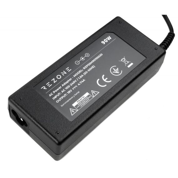 Блок живлення до ноутбуку Rezone Samsung 90W 19V 4.74А 5.5*3.0 (RZPSSM90195530) | Зображення 2