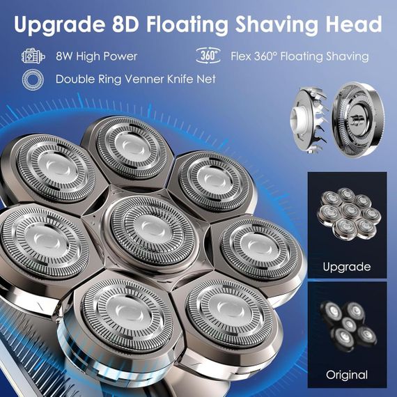 Бритва електрична, водонепроникний чоловічий набір для догляду, SOPPY, електробритва | Зображення 5