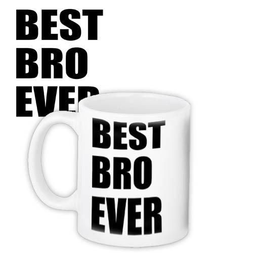 Чашка з принтом Best ever bro (брату) 330 мл (KR_DBL037)
