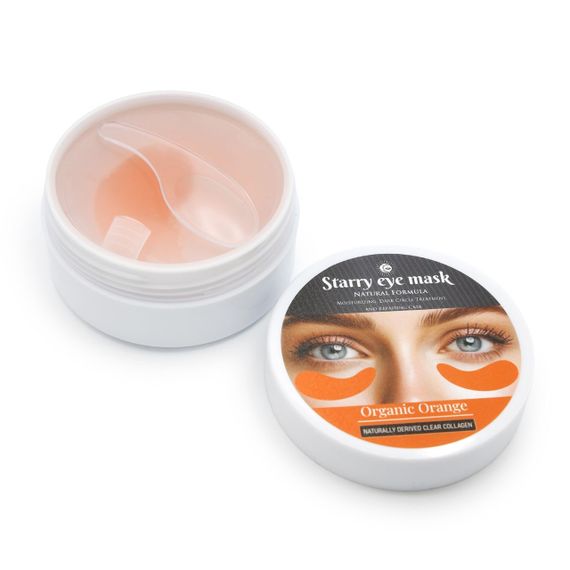 Маска для повік (патчі) Starry, Orange, натуральний прозорий колаген 60шт | Зображення 2