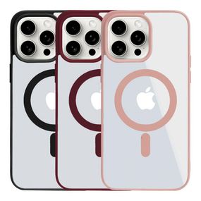 Чохол TPU Color with Magsafe для iPhone 14 Pro Max Колір 06, Рожевий пісок