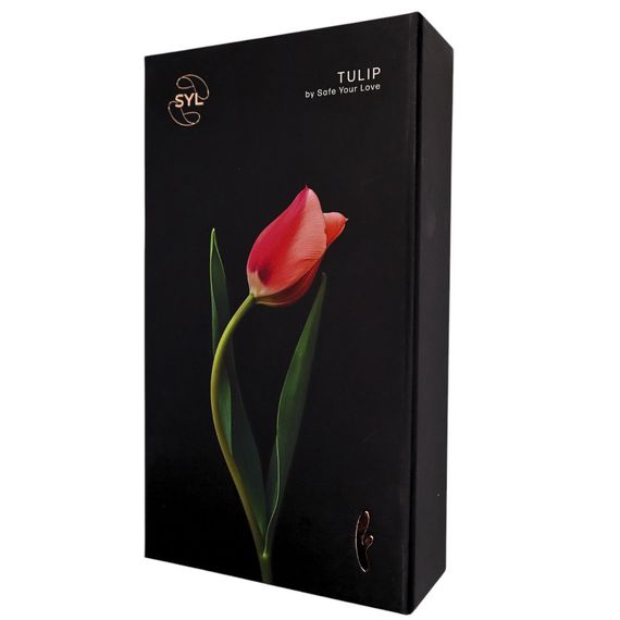 Вібратор-кролик SYL TULIP – подвійне задоволення з ефектом підігріву, колір FOG | Зображення 3