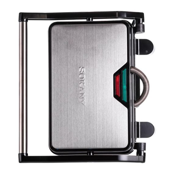 Електрогриль притискний з антипригарним покриттям 850 Вт Sokany SK-223 | Зображення 4