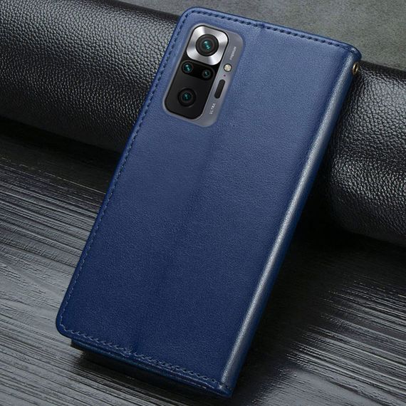 Шкіряний чохол-книжка GETMAN Gallant (PU) для Xiaomi Redmi Note 10 Pro/10 Pro Max | Зображення 5