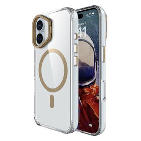 Чохол TPU Space Case Apex with Magnetic Fit для Apple iPhone 16 (6.1") Gold