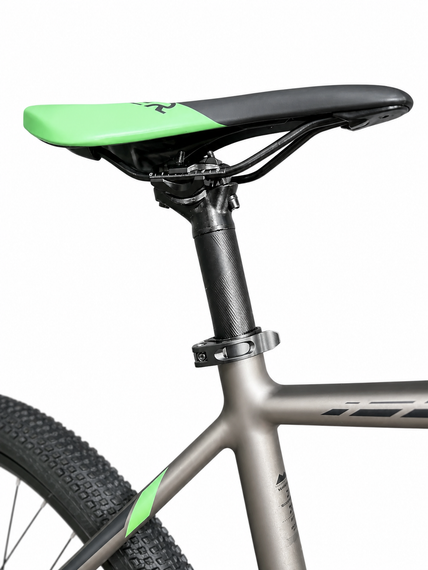 Велосипед горный 29" Crosser Solo рама 21", 1x12 L-TWOO AX, гидравлика Shimano MT200, воздушная вилка Зеленый | Зображення 8