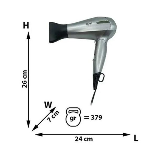Фен для волосся з функцією холодного повітря XPRO 4016 (44827-RAF 4016_352) | Зображення 2