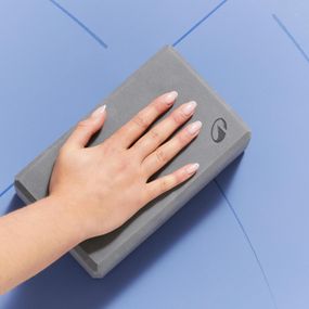 Блок для йоги з 20% вторинної сировини сірий - Без розміру