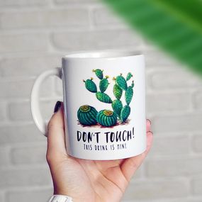 Кружка с принтом Don’t touch! This drink is mine 330 мл (KR_EX009)