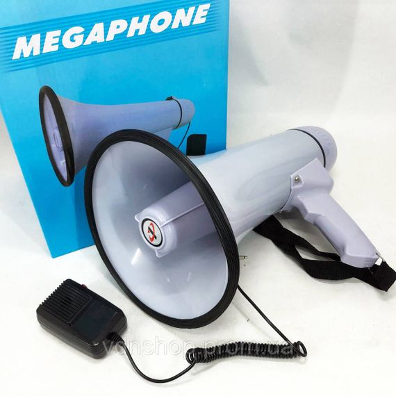 Мегафон для заходів на свіжому повітрі MEGAPHONE, Рупорний гучномовець, Переносний мегафон ZP-38 | Зображення 8