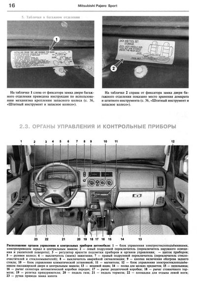 Mitsubishi Pajero Sport / Montero Sport. Посібник з ремонту та експлуатації. Книга | Зображення 7