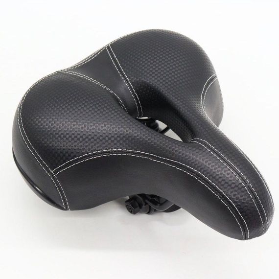 Сідло для велосипеда (25х19,5 см), з вентиляційним отвором / Велосипедне сідло з амортизацією | Зображення 9