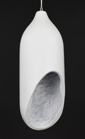 Люстра підвісна на 1 лампочку 27930 Хром 55-170х18х18 см. | Зображення 3