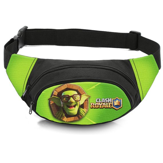Сумка-бананка детская с принтом Clash Royale поясная сумка для мальчика (4711)